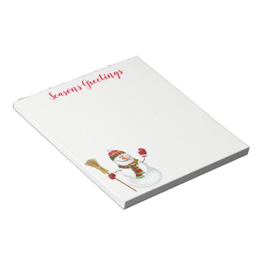 kerstlaptop notitieblok (Schuin)