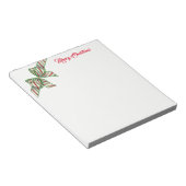 kerstlaptop notitieblok (Schuin)