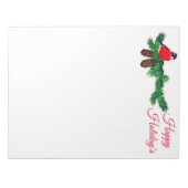 kerstlaptop notitieblok (Voorkant)