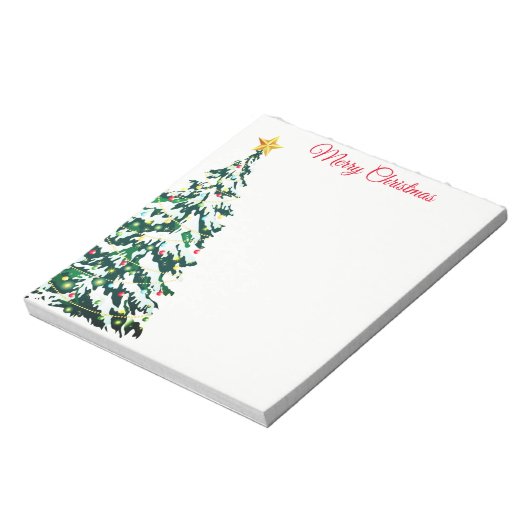 kerstlaptop notitieblok (Linkerzijde)