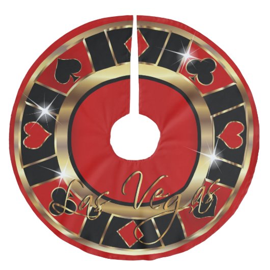 Kerstlas Vegas Style Kerstboom Rok (Voorkant)