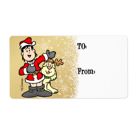 Kerstlebel Etiket (Voorkant)