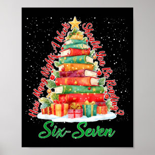 Kerstlectuur 67 Zes Zeven Meme Leraar Boek L Poster