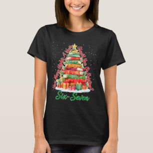 Kerstlectuur 67 Zes Zeven Meme Leraar Boek L T-shirt