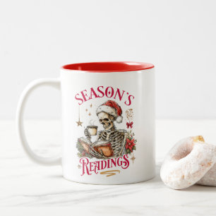 Kerstlectuur Tweekleurige Koffiemok