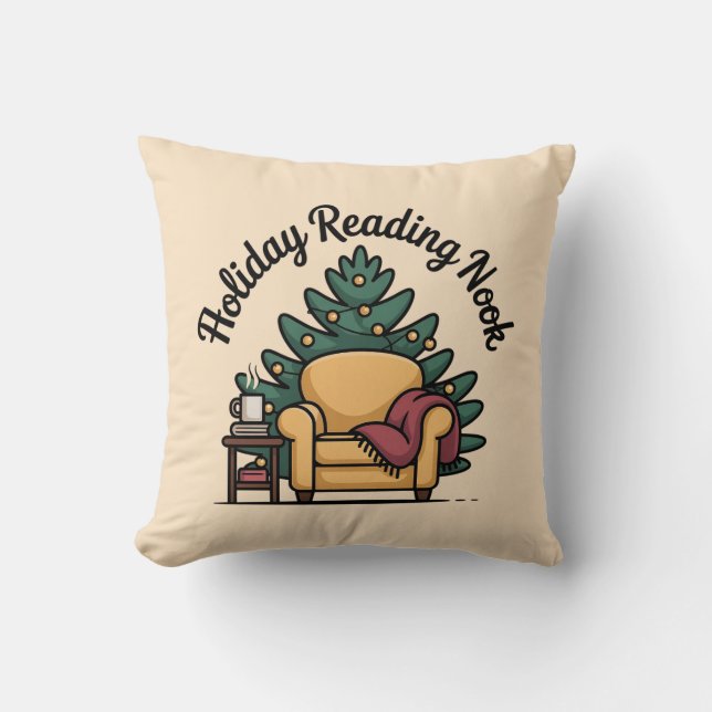 Kerstleeshoek Cozy Accent Kussen (Voorkant)