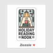 Kerstleeshoek - Knus winterboek Sticker (Vel)