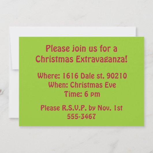 Kerstleeuw met Santa Hat Kaart (Achterkant)