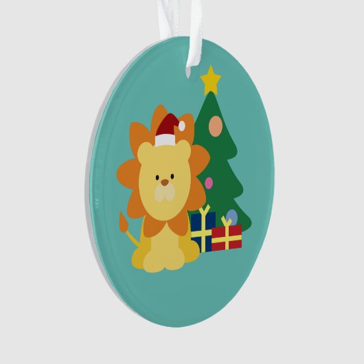 Kerstleeuw Ornament (voorkant)