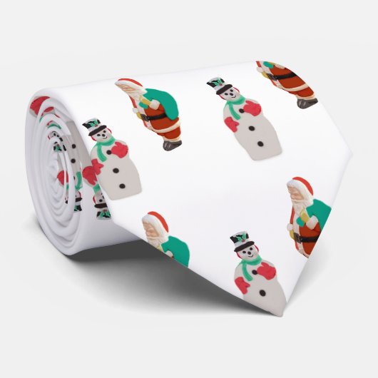 kerstleeuwen stropdas (Opgerold)