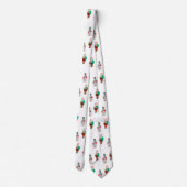 kerstleeuwen stropdas (Achterkant)