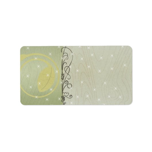 Kerstlefstalen retourneren adreslabels - etiket (Voorkant)