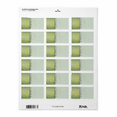 Kerstlefstalen retourneren adreslabels - etiket (Full Sheet)