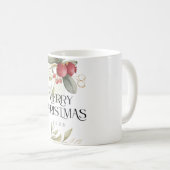 Kerstlegante Waterverf Berry Classic Koffiemok (Voorkant rechts)