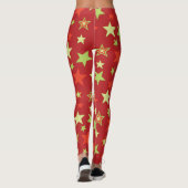 Kerstlegger Leggings (Achterkant)