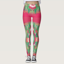 Kerstlegging met patroon leggings