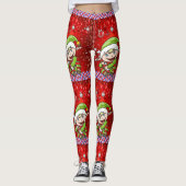 kerstLeggings, Elf Leggings (Voorkant)