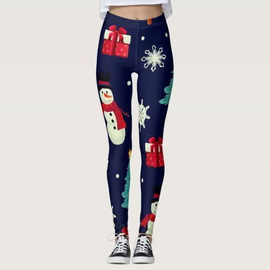 kerstLeggings Leggings (Voorkant)