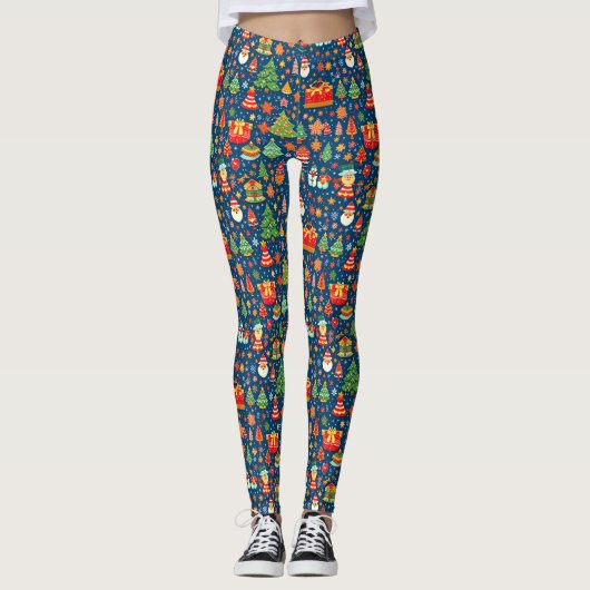 kerstLeggings Leggings (Voorkant)