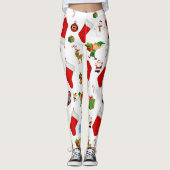kerstLeggings Leggings (Voorkant)
