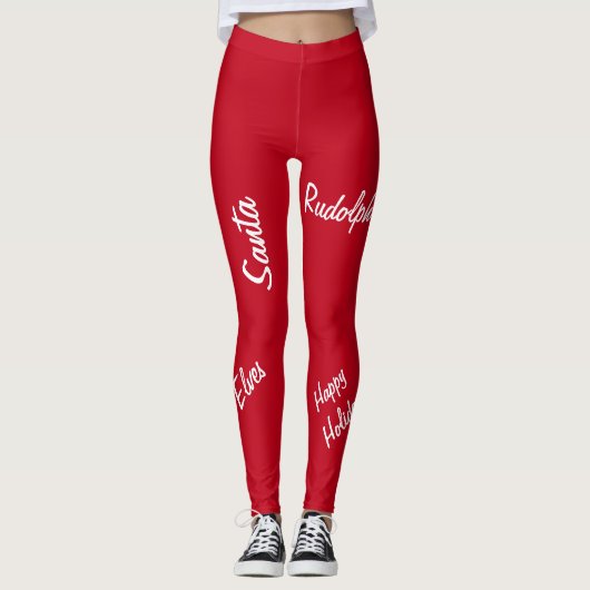 kerstleggings leggings (Voorkant)