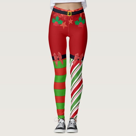 kerstleggings leggings (Voorkant)
