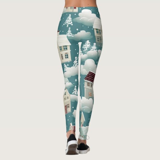 kerstLeggings Leggings (Achterkant)