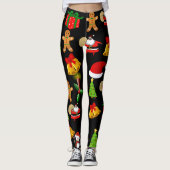 kerstLeggings Leggings (Voorkant)