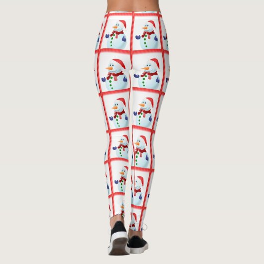 kerstLeggings Leggings (Achterkant)