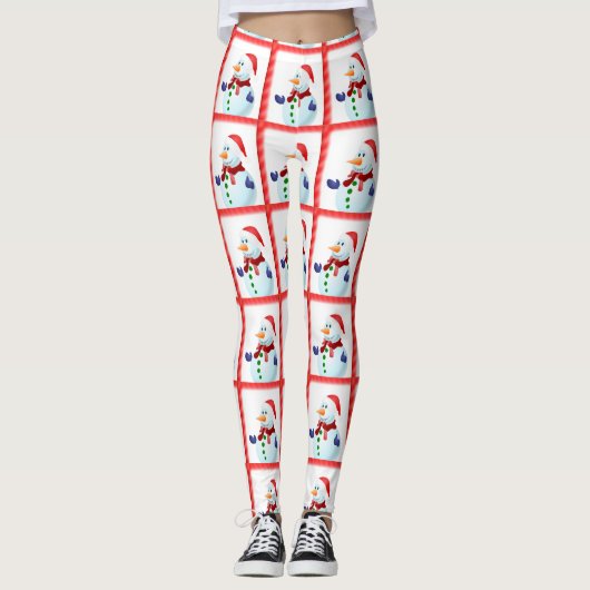 kerstLeggings Leggings (Voorkant)
