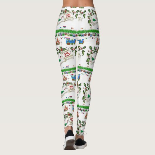 kerstLeggings Leggings (Achterkant)