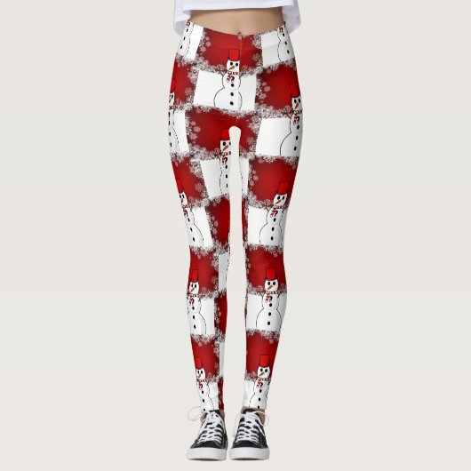 kerstLeggings Leggings (Voorkant)