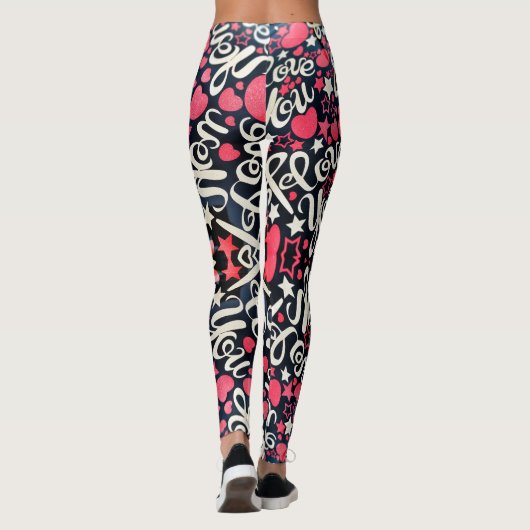 kerstLeggings Leggings (Achterkant)