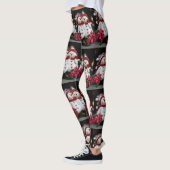 Kerstleggings, Sneeuwman Leggings (Links)