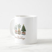 Kerstlektuur Kerstmug Koffiemok (Voorkant links)