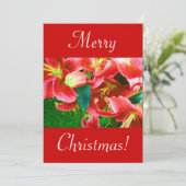 Kerstlelies I Kaart (Staand voorkant)