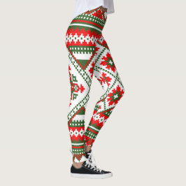 Kerstlelijke gevierspatroon Vakantiedagen leggings