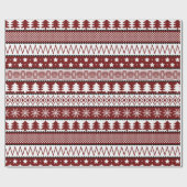 Kerstlelijke sweater Holiday wrappapier Cadeaupapier (Vlak)