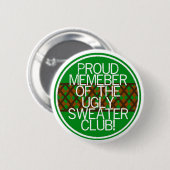 Kerstlelijke trui Gifts Ronde Button 5,7 Cm (Voorkant /achterkant)