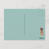 KerstLeonberger Briefkaart (Achterkant)