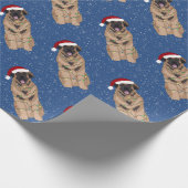 KerstLeonberger Cadeaupapier (Hoek)