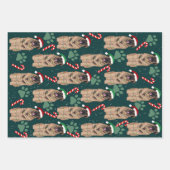 KerstLeonberger Inpakpapier Vel (Voorkant 3)