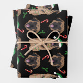 KerstLeonberger Inpakpapier Vel (In situ)