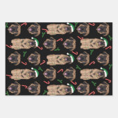 KerstLeonberger Inpakpapier Vel (Voorkant)