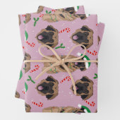 KerstLeonberger Inpakpapier Vel (In situ)