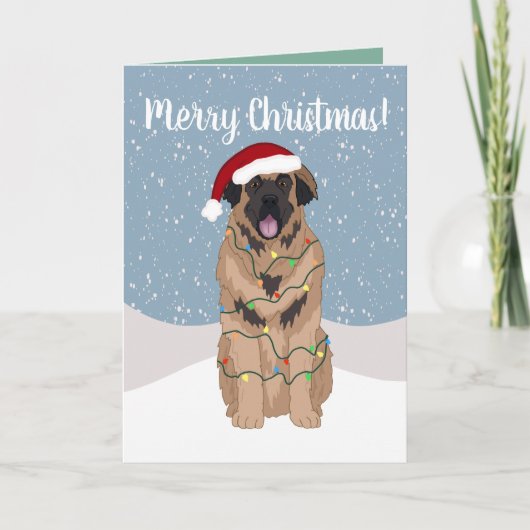 KerstLeonberger Kaart (Voorkant)
