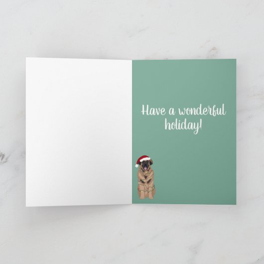 KerstLeonberger Kaart (Binnen)