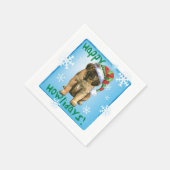 KerstLeonberger Servet (Hoek)