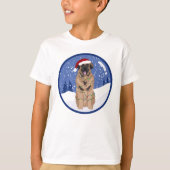 KerstLeonberger T-shirt (Voorkant)