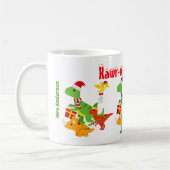 kerstleraar appreciatie Kinderen Dinosaur Koffiemok (Links)